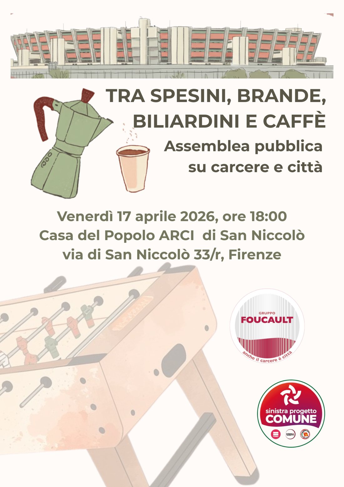 Locandina dell’assemblea del 17 aprile 2026